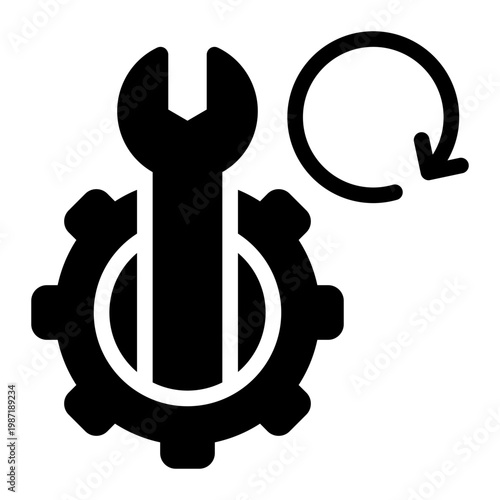 automation glyph icon