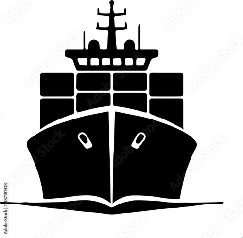 transportation silhouette vector illustration 