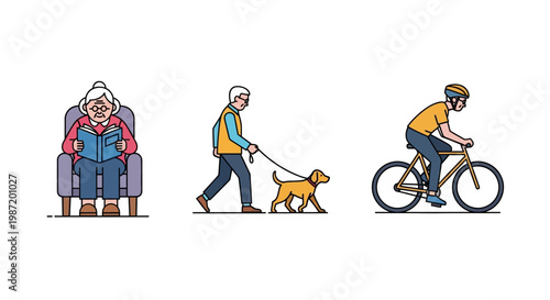 People engaging in outdoor activities together.