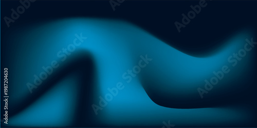 Abstract wave futuristic design of landing page. retro gradient mesh website design