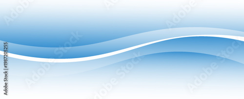 Abstract blue background. vector wave modern