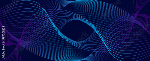 Abstract background design with diagonal blue and pink or purple line pattern. Vector horizontal format for digital luxury business banner, contemporary cover, luxury premium.