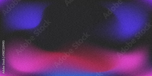 Abstract neon gradient wave with vibrant pink and purple glowing light flow on dark background, futuristic fluid motion backdrop for modern digital design and creative technology visuals