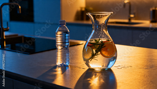 Budget choice concept, simple vs premium item comparison