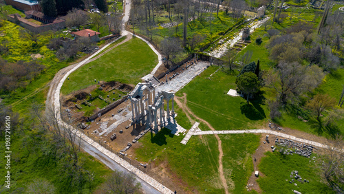 Aerial View of the Ancient ...