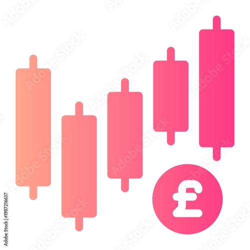 pound gradient icon