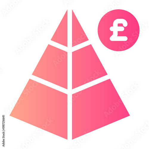 pound gradient icon