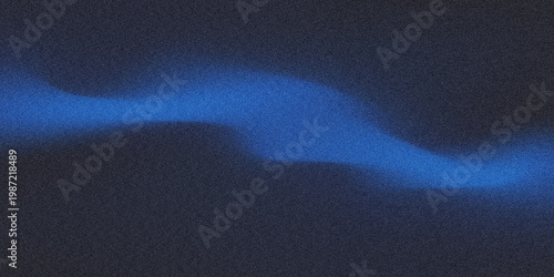 Abstract blue light wave on dark background with smooth flowing glow and soft gradient motion creating futuristic digital energy texture