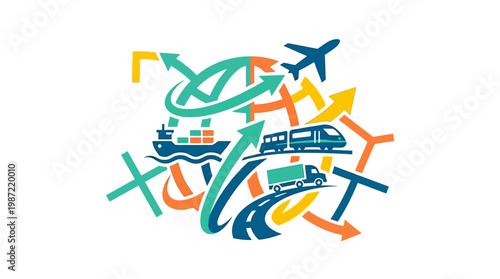 Global Transportation Network Concept