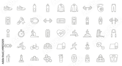 Various icons for business communication.