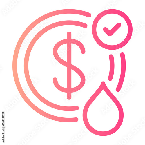 liquidity gradient icon