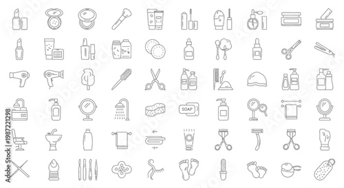Various objects and icons collection.