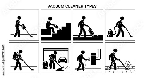 Different types of vacuum cleaners and their cleaning applications
