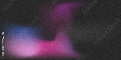 Abstract pink and blue glowing light blur with soft gradient diffusion on dark background creating smooth dreamy luminous texture for modern digital design