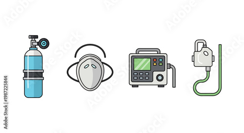 Safety equipment for industrial work sites.