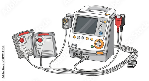 Automated External Defibrillator Medical Device.