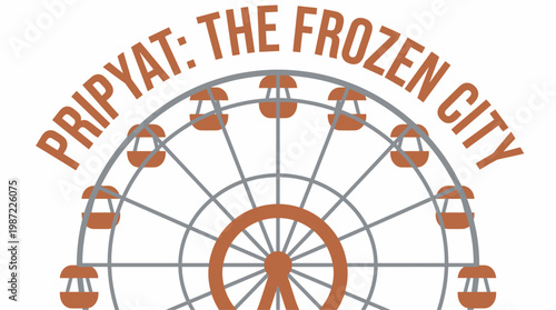 Pripyat The Frozen City Ferris Wheel Landmark Graphic