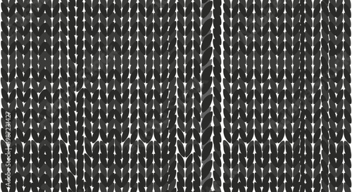 Knitted Fabric Texture Vector Illustration, Seamless Woolen Textile Pattern with Vertical Ribbed Design for Fashion and Apparel Design Backgrounds