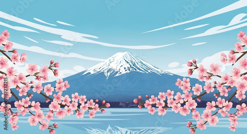 Fotografie mt fuji in japan