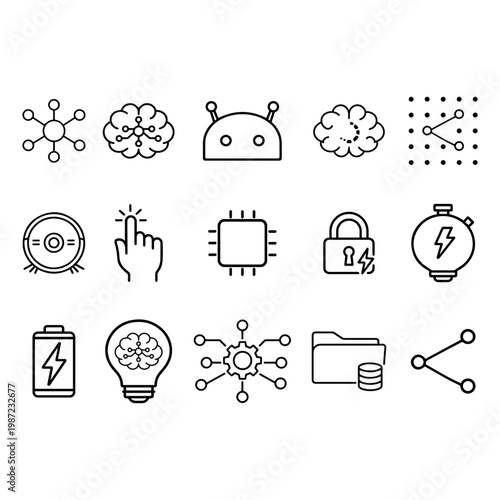 Smart home automation and IoT connectivity icons
Professional icons for smart home systems, IoT devices, wireless connectivity, and home automation.
