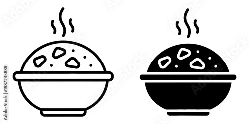 Double hot pot with boiling broth and small dipping bowls, ideal for interactive dining and sharing delicious, customized meals with friends and family.