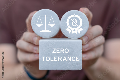 Fotografi Zero tolerance concept