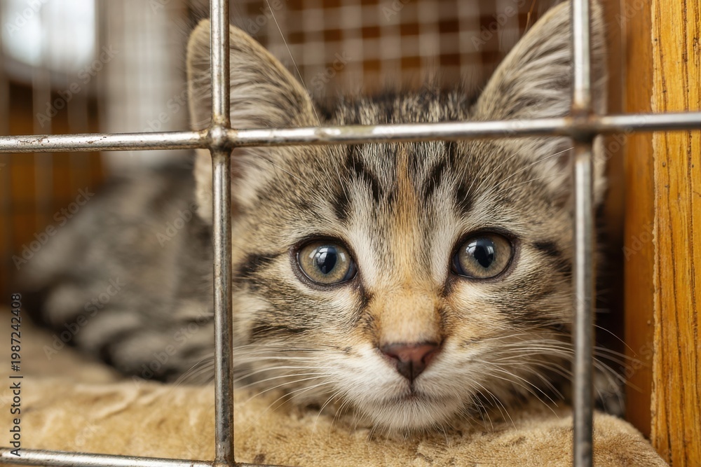 Obraz premium Foster Animals Temporarily Home Space Animal Welfare