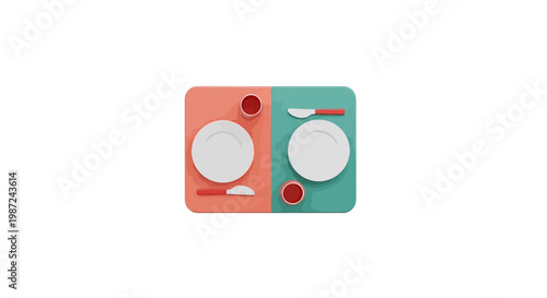 Colorful toy control panel.