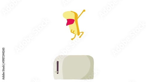 A video showcasing a small beige electronic device with a sleek design on a white background