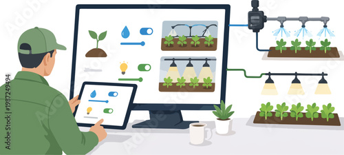 Smart Farming Technology Controls Greenhouse Operations