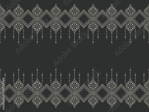 geometric ethnic vintage batik wallpaper seamless pattern motif classic modern fashion element art
