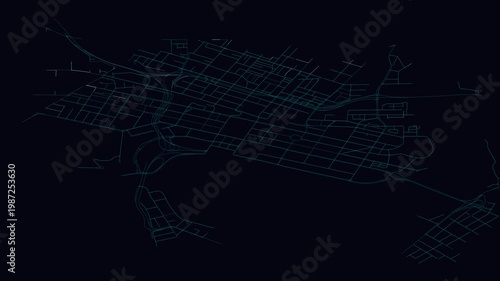 Perth, Australia, City Infrastructure Expansion Animation, Urban Visualization Technology