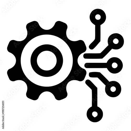 Edge Computing and Real-time AI Data Analysis Icons