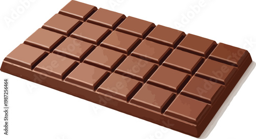 Milk Chocolate Bar with Square Segments confectionery