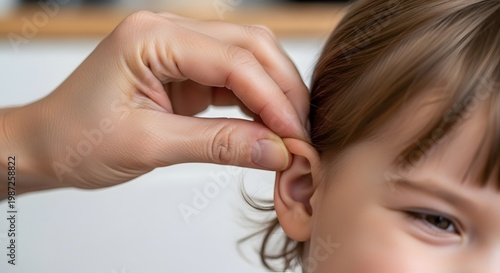 Parent Correcting Naughty Child