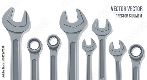 Gemini said

Professional set of chrome steel wrenches and silver metal spanners isolated on white background for industrial repair and mechanic work hardware equipment
Optimize title for SEO search p