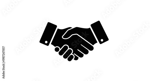 Handshake agreement and partnership concept.