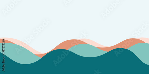 Modern colorful abstract background with dynamic wavy shapes, it can be used for advertising, marketing, presentation, business, wallpaper, vector, illustration