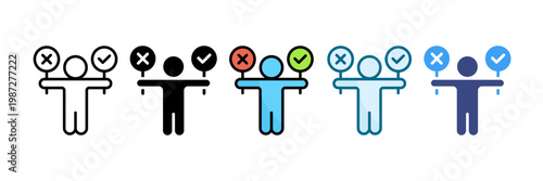 Vote Icon Set Multiple Style Collection