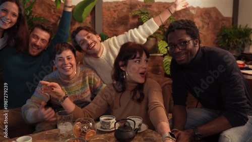 Cultural fusion in café