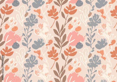 Hand painted watercolor florals bringing a soft and artistic charm to design