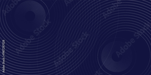 Abtstract background blue and navy gradation. circle effect style modern simple design texture art vector fashion light soft template old