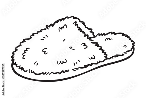 Fluffy sheepskin slipper evokes cozy mornings, plush wool lining, indoor footwear, relaxed lounge scene, winter comfort, hygge aesthetic, soft texture ideal for lifestyle product shots