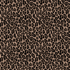 Rolgordijnen Dieren patronen Luipaardprint patroon bruine natuurlijke tinten  © Creativezone