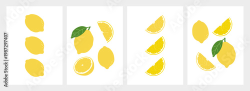 Mediterranean summer citrus posters. Amalfi coast lemon print. Lemon slice illustration. Coastal kitchen decor. Vacation in Italy.