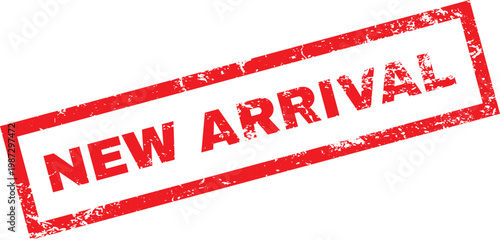 New arrival stamp on white background
