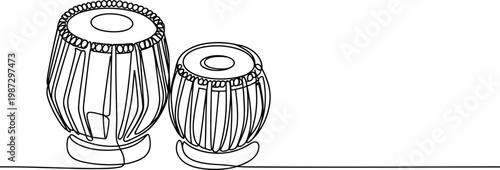 Black and white line of two old-fashioned milk churns