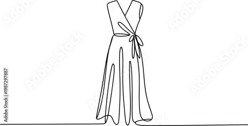 Black and white of a dress with lace and ruffles fashion clothing style