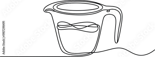 Hand drawn vector illustration set featuring a stethoscope, perfume bottle, and a glass water container with a coffee mug and beverage icons in a clean cartoon art style