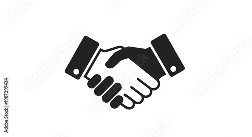 Handshake agreement and partnership concept.
